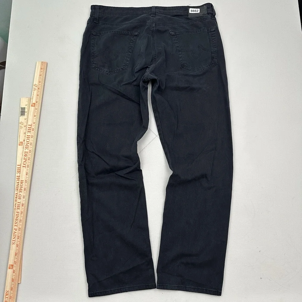 AG Adriano Goldschmied The Graduate Pants Men fits 36x30 Black Tailored Jeans
